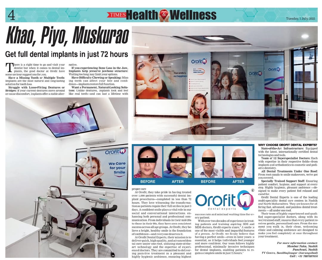 Orofit Dental · Times Health & Wellness